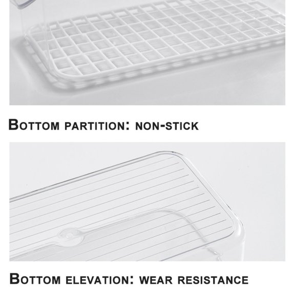 New - Fridge Organizers Fresh Produce Saver Containers - Set of 7 - Picture 8 of 9